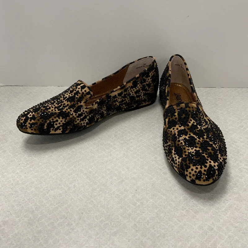 Flats for casual supper plans -Shoes Flats By J Renee In Animal Print, Size: 7