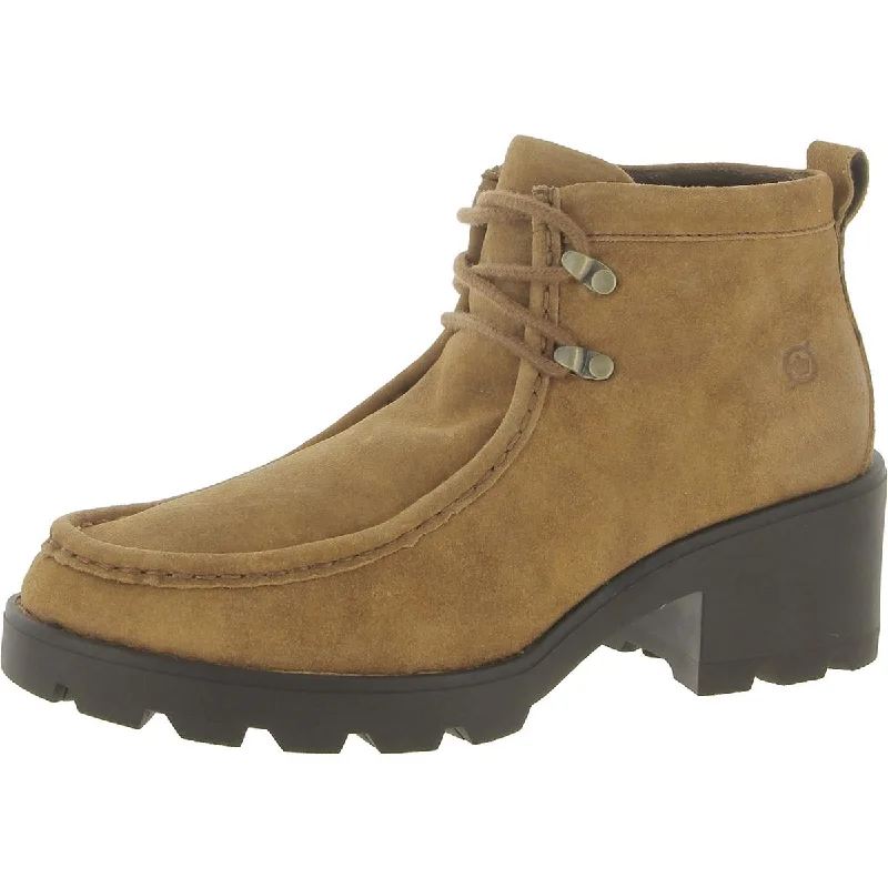 Boots for holiday cabin retreats -Born Womens Griffin Leather Ankle Chukka Boots