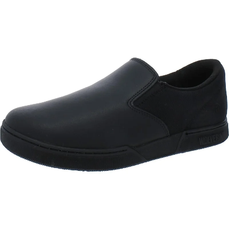 Lightweight athletic shoes for fast runs-Wolverine Mens Urban Eatery FX Leather Slip-On Casual and Fashion Sneakers