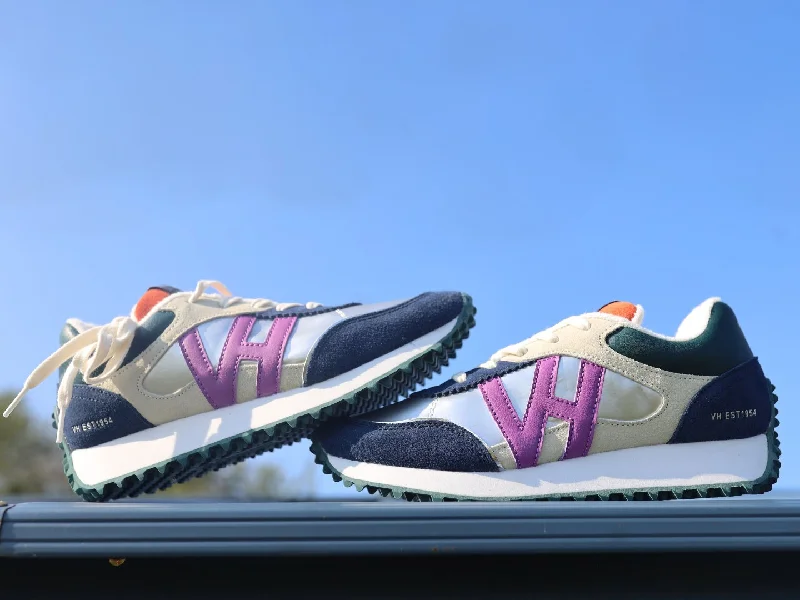 Stylish athletic shoes for night runs-Vintage Havana: Cosmic 30 in Forest Green & Purple