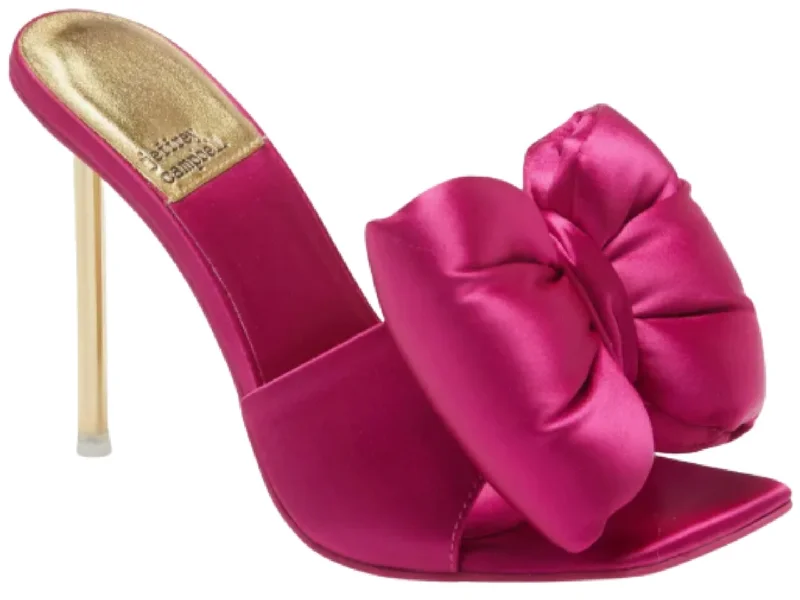 High heels for garden weddings -Jeffrey Campbell: Bow-Down in Fuchsia