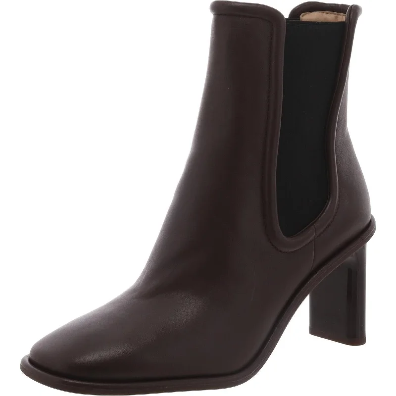 Boots with ultra-light frames -Coach Womens Geneva Leather Pull On Chelsea Boots