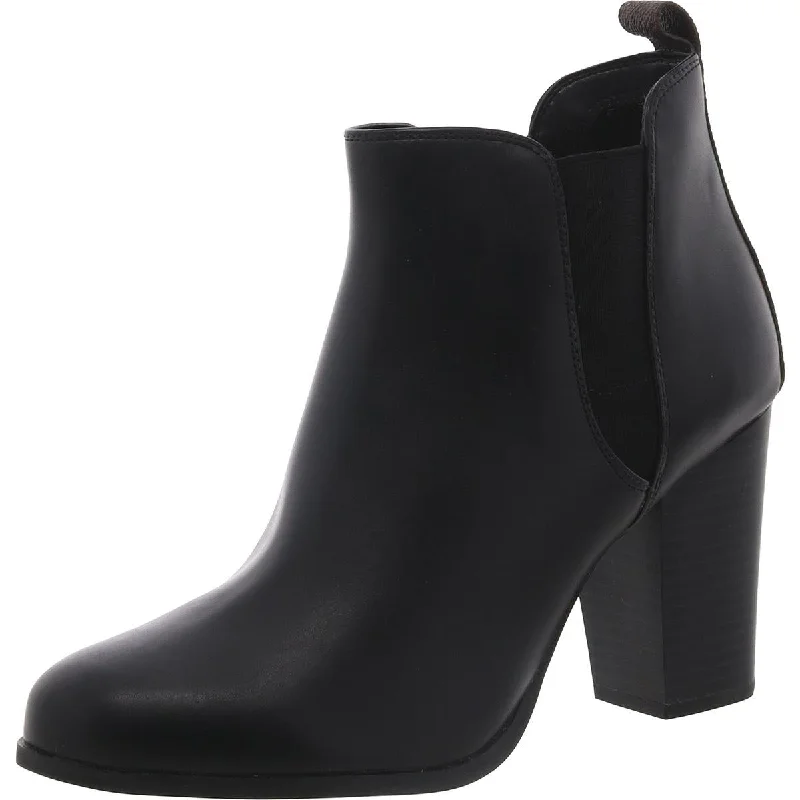 Boots for short winter escapes -MICHAEL Michael Kors Womens Faux Leather Almond Toe Chelsea Boots