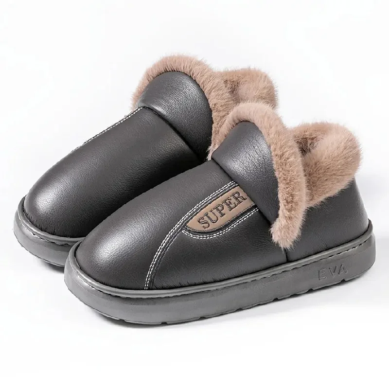 Slippers with warm cushion -1 Pair Men'S Oversized Slippers - Fall/Winter