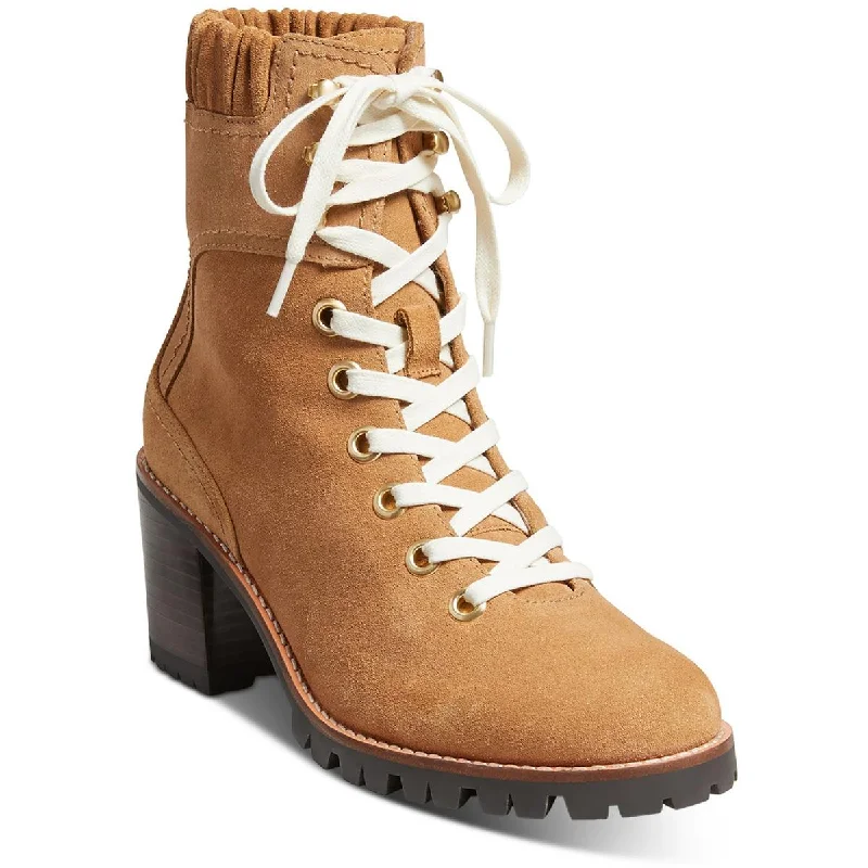 Boots for urban winter commutes -Jack Rogers Womens Harper Hiker Leather Ankle Combat & Lace-up Boots