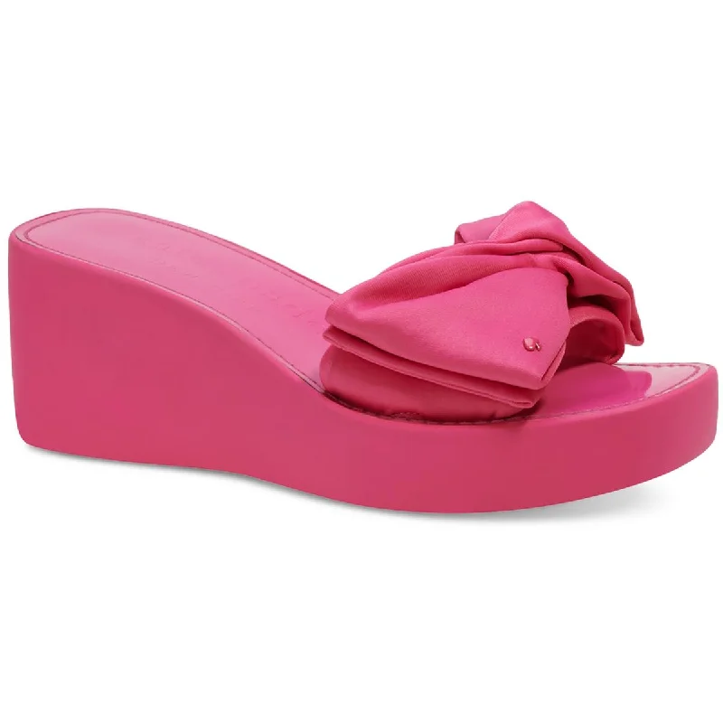 Comfortable sandals for hot beach strolls-Kate Spade New York Womens Bikini Wedge Square Toe Beach Platform Sandals