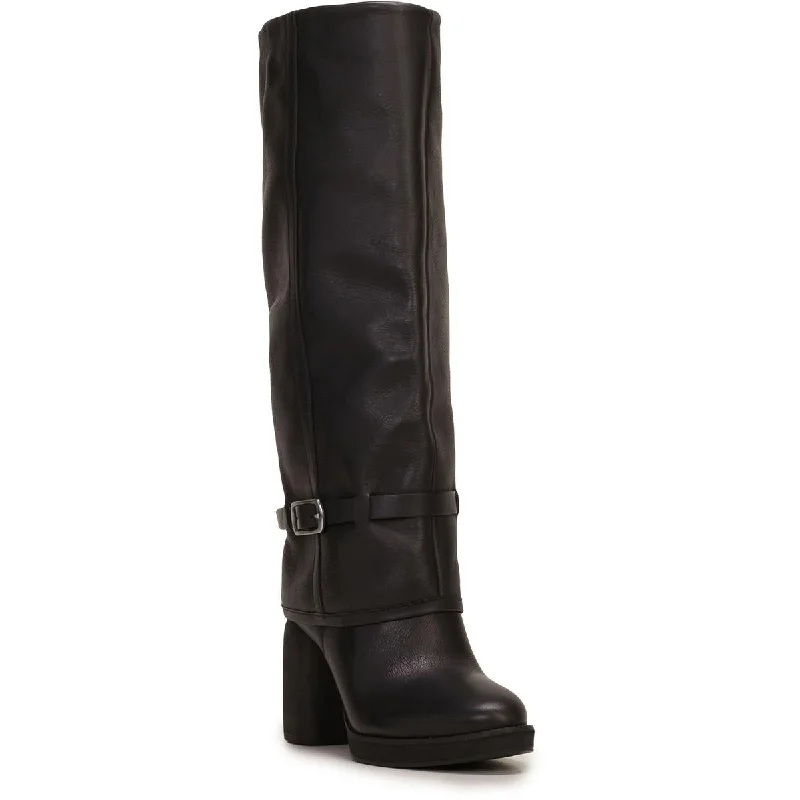 Boots for casual ski lodge wear -Lucky Brand Womens Nathari Tall Leather Knee-High Boots