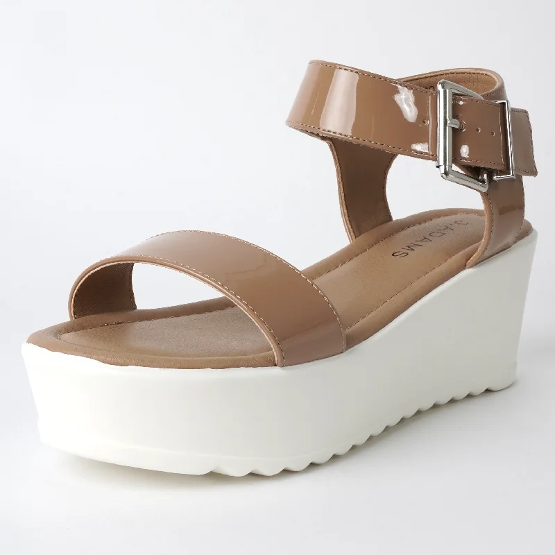 Fashionable sandals for warm getaways-Surf | Tan Patent