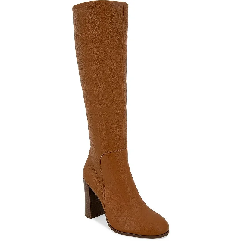 Boots for long-lasting durability -Kenneth Cole Womens JUSTIN LEATHER TALL Knee-High Boots