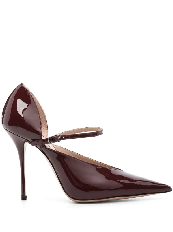 Classic high heels for elegance -CASADEI Elegant Patent Leather Pointed Toe Pumps