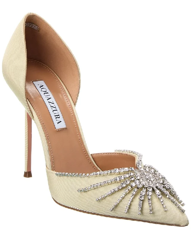 High heels for summer strolls -Aquazzura Sunshine 105 Grosgrain Pump