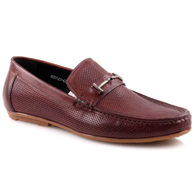 Comfortable loafers for hot steps-Mens ‘Cezar’ Leather LoafersShoes