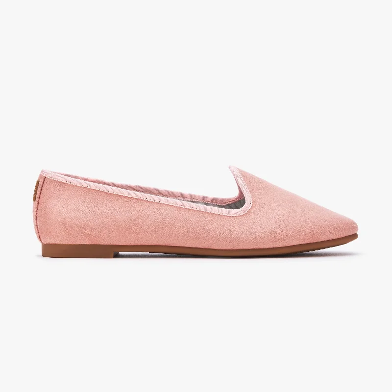 Durable loafers for long steps-Bae Easy Loafers - Blush