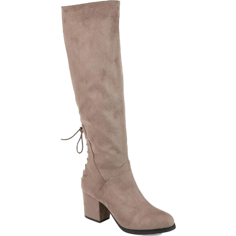 Boots for relaxed snow strolls -Journee Collection Womens Leeda D Faux Suede Knee-High Boots