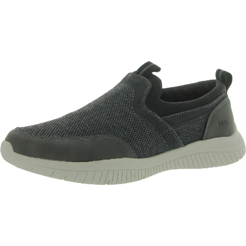 Fashionable athletic shoes for gym runs-Nunn Bush Mens City Pass Knit Slip On Trainers Casual And Fashion Sneakers