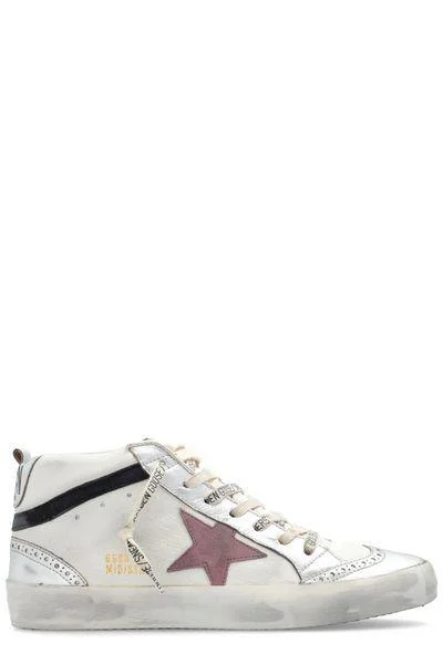 Affordable athletic shoes for family runs-GOLDEN GOOSE Mid Star Women's Sneakers - Stylish and Versatile