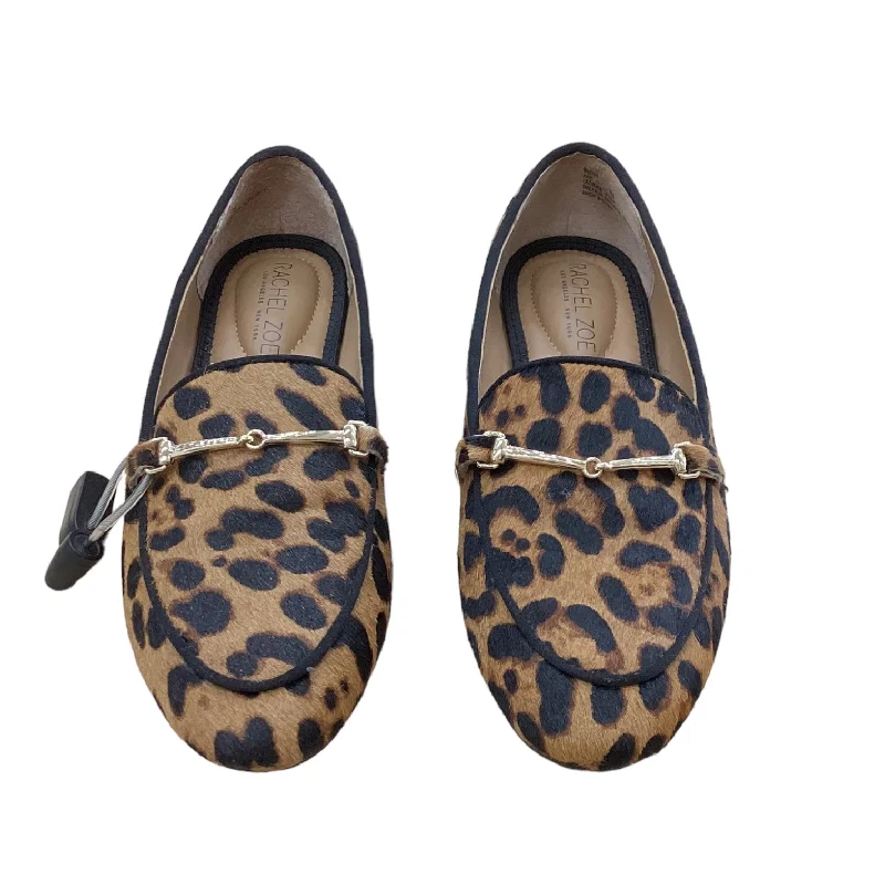 Flats with clean footbed contours -Shoes Flats By Rachel Zoe In Animal Print, Size: 7