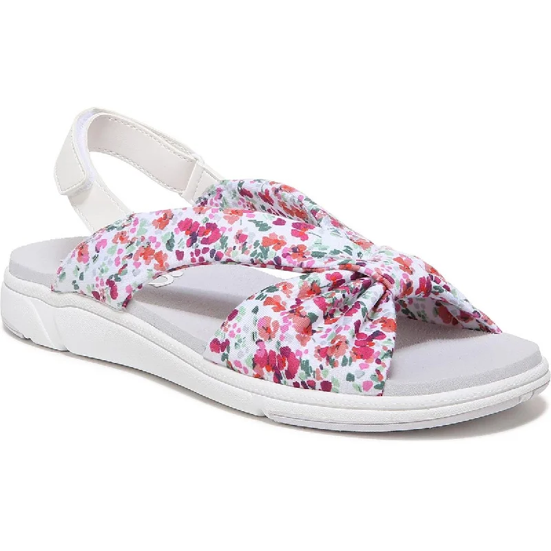 Fashionable sandals for warm beach trends-Ryka Womens  Floral Floral Hook & Loop Slide Sandals