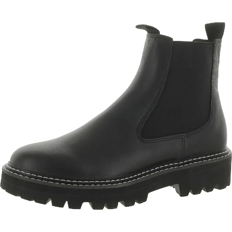 Boots with faint reflective tones -Dolce Vita Womens Leather Chelsea Boots