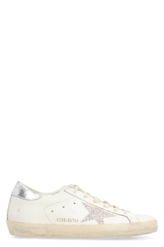 Affordable athletic shoes for kids’ play-GOLDEN GOOSE Luxury Superstar Sneakers - White/Silver/Platinum