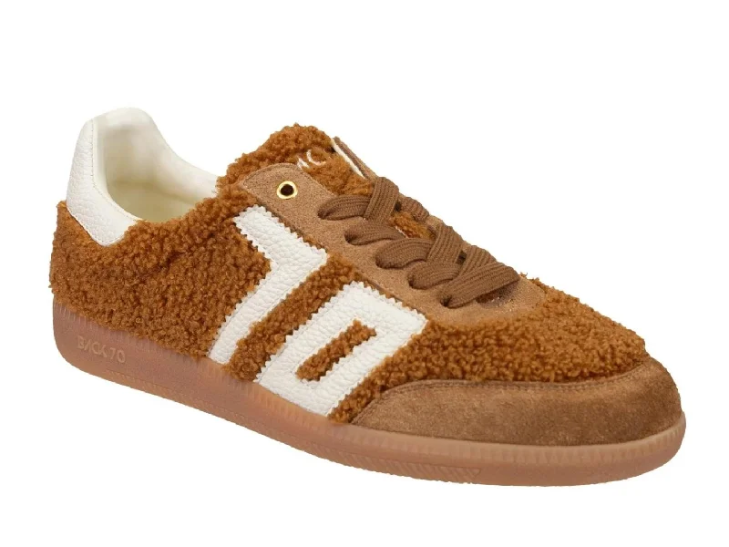 Lightweight athletic shoes for fast jogs-BACK 70 - TEDDY in TOBACCO WHITE Sneakers