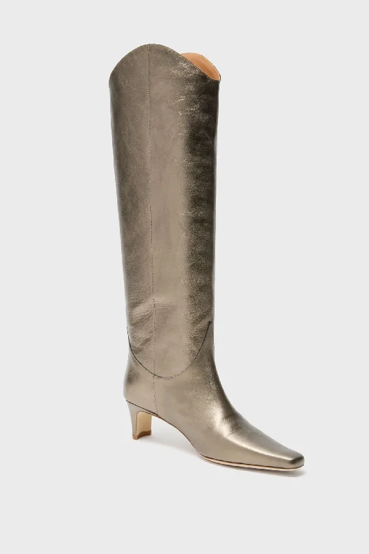 Boots for calm snowy strolls -Aged Bronze Western Wally Boot