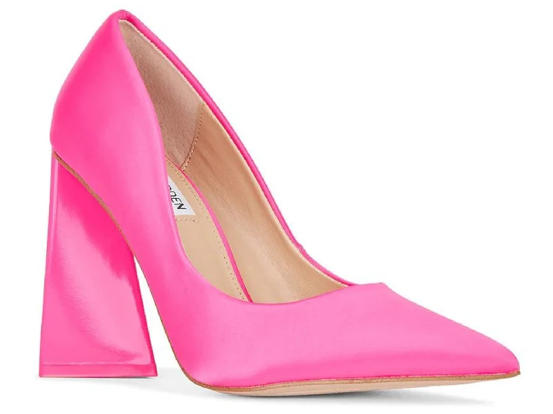 High heels for garden parties -Steve Madden: Pickee in Pink Satin