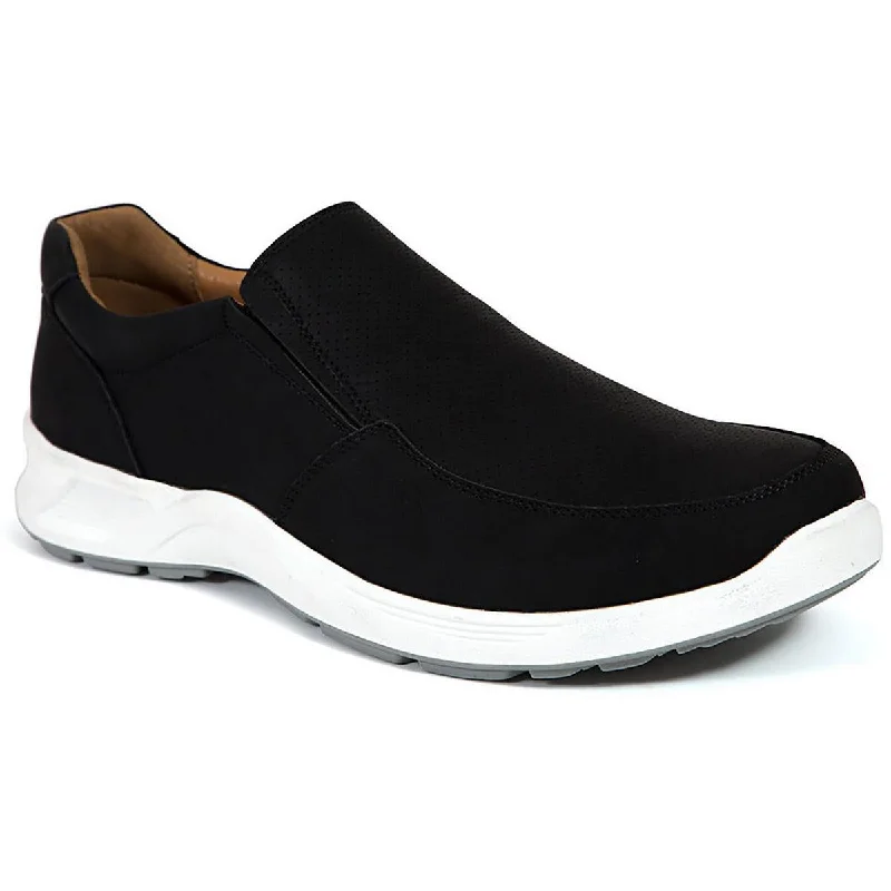 Premium athletic shoes for marathon jogs-Deer Stags Mens Bentley Faux Leather Slip-On Casual And Fashion Sneakers