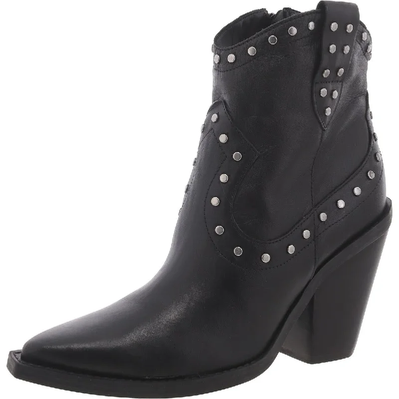 Boots with steady outsole layers -Arezzo Womens Studded Pointed Toe Cowboy, Western Boots