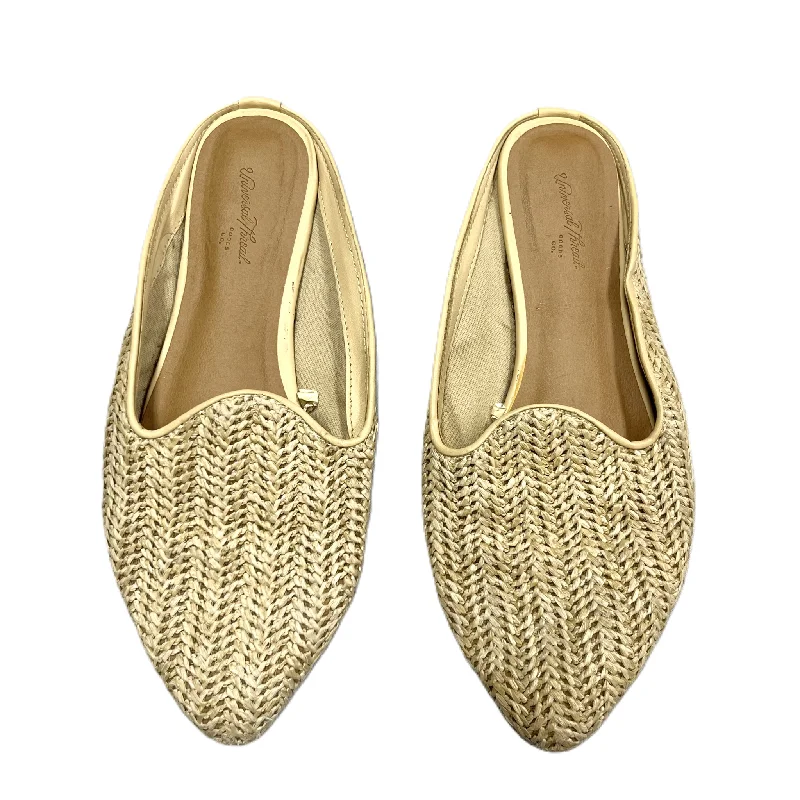 Flats with wispy sole linings -Shoes Flats By Universal Thread In Tan, Size: 6.5