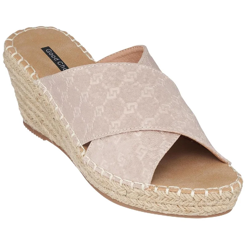 Stylish sandals for evening shore hikes-Good Choice Womens Darine Round Toe Espadrille Platform Sandals