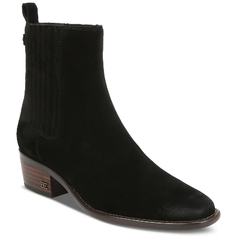 Boots for rainy frost dinners -Sam Edelman Womens Bronson Stretch Pointed Toe Chelsea Boots