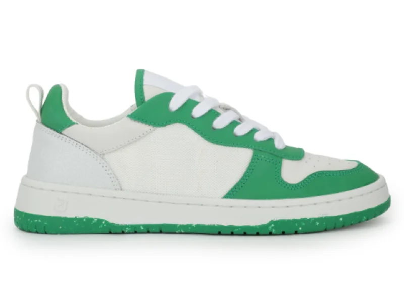 Soft athletic shoes for gentle runs-Vintage Havana: Gadol in Green & White