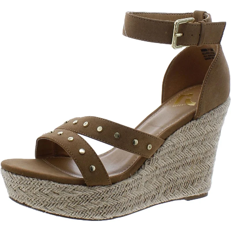 Stylish sandals for evening coastal vibes-Report Womens ELLIOT Comfort Insole  Wedge Sandals