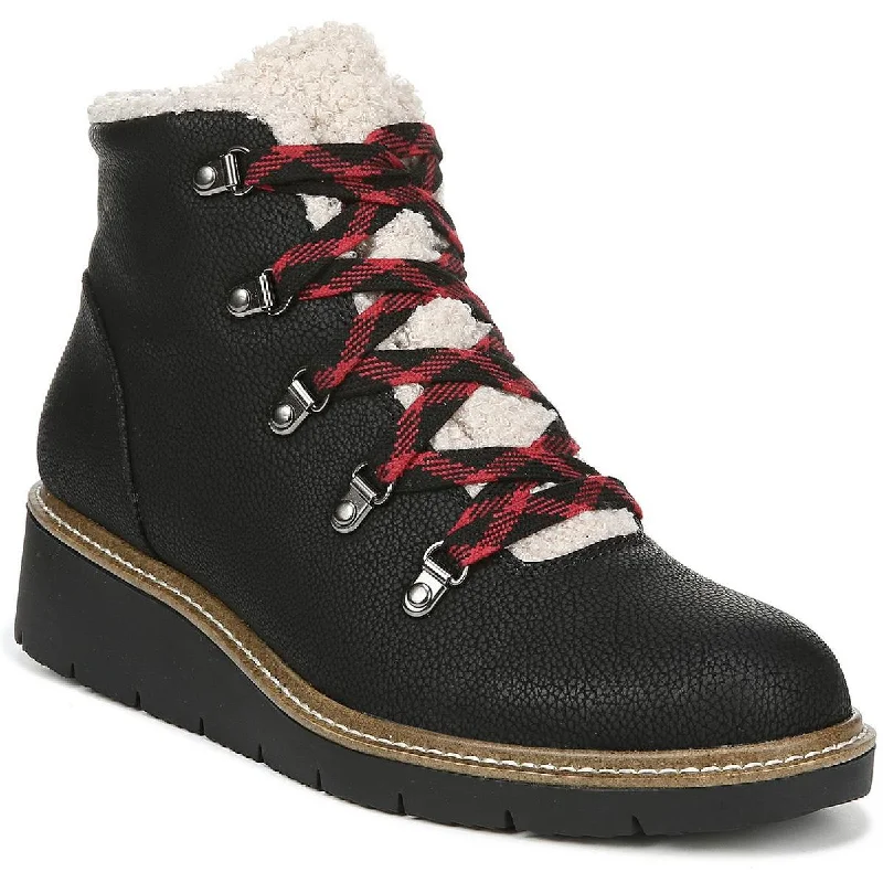 Boots for outdoor frost meals -Dr. Scholl's Shoes Womens So Cozy Heels Ankle Combat & Lace-up Boots