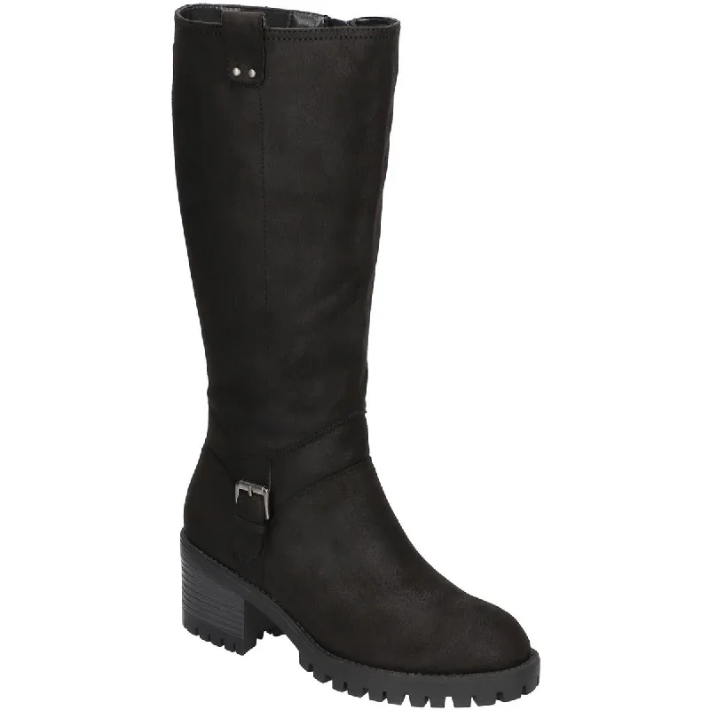 Boots with soft reflective hues -Bella Vita Womens Lorielle Plus Wide Calf Tall Mid-Calf Boots