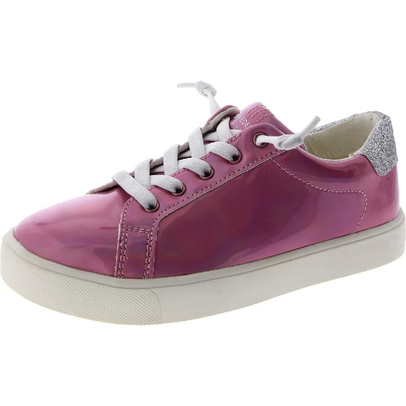 Lightweight athletic shoes for quick jogs-Sam Edelman Girls Ethyl Little Kid Iridescent Casual and Fashion Sneakers