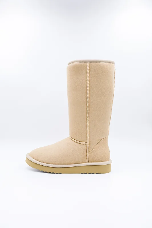 Boots for outdoor snow scenes -PAWJ Tall Boot | Tan