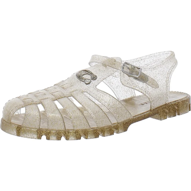 Stylish sandals for sunny beach vibes-Coach Womens Glitter Jelly Sandals