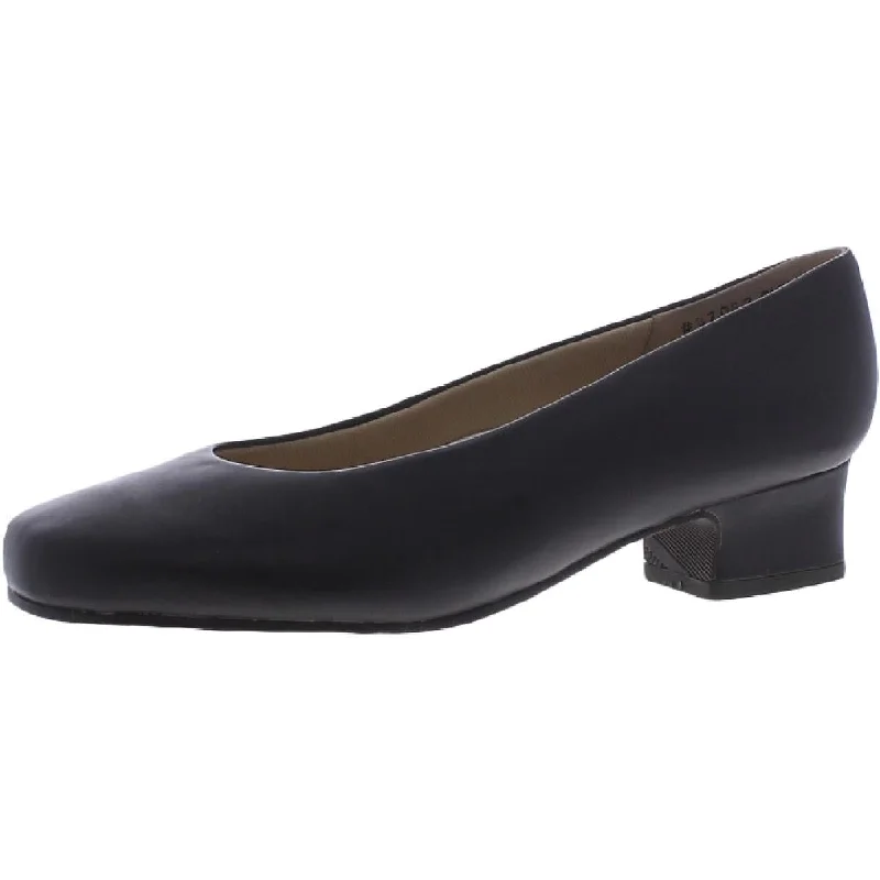 Slip-on high heels for lounging -Mark Lemp Classics by Walking Cradles Womens Callie Leather Dress Pumps