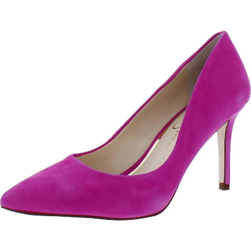 Classic high heels for clean looks -Jessica Simpson Womens Abigaille Suede Dressy Pumps