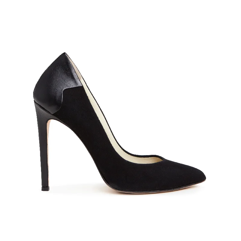 Classic high heels for clean looks -Regin Pumps in Cobalt Black