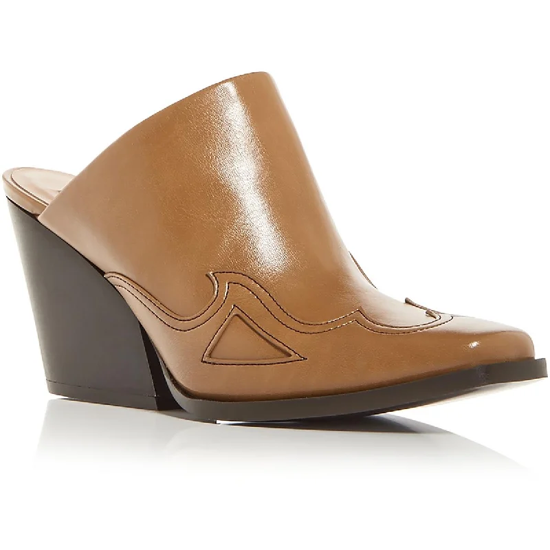 Breathable sandals for humid climates-Stella McCartney Womens CLOUDY COWBOY Comfort Insole Synthetic Wedge Heels