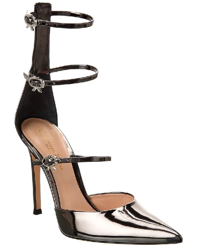 High heels with firm cushion -Gianvito Rossi Leather Pump