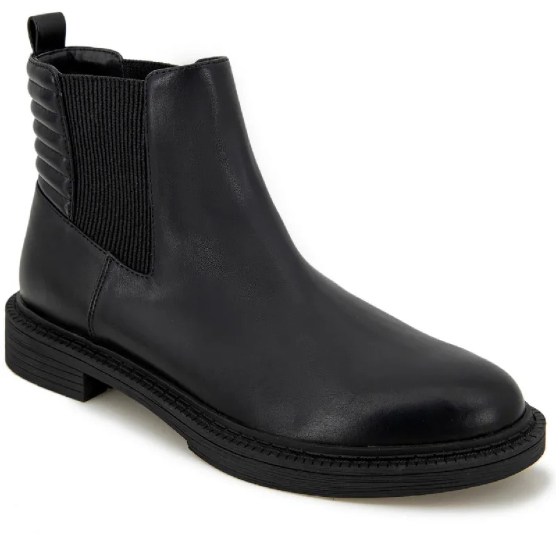 Boots with faint glow patterns -Kenneth Cole Reaction Womens Walker Ankle Round Toe Chelsea Boots