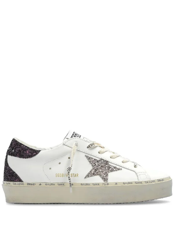 Affordable athletic shoes for family jogs-GOLDEN GOOSE Leather Hi-Top Sneakers for Women