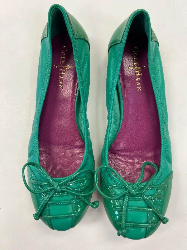 Green Shoes Flats Cole-haan, Size 7.5