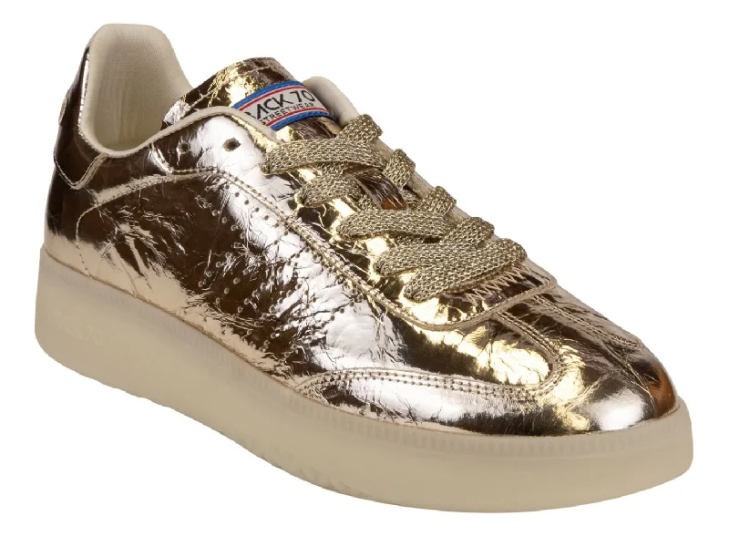 Affordable athletic shoes for teen sports-BACK 70 - BOSTON 2508 in GOLD Sneakers