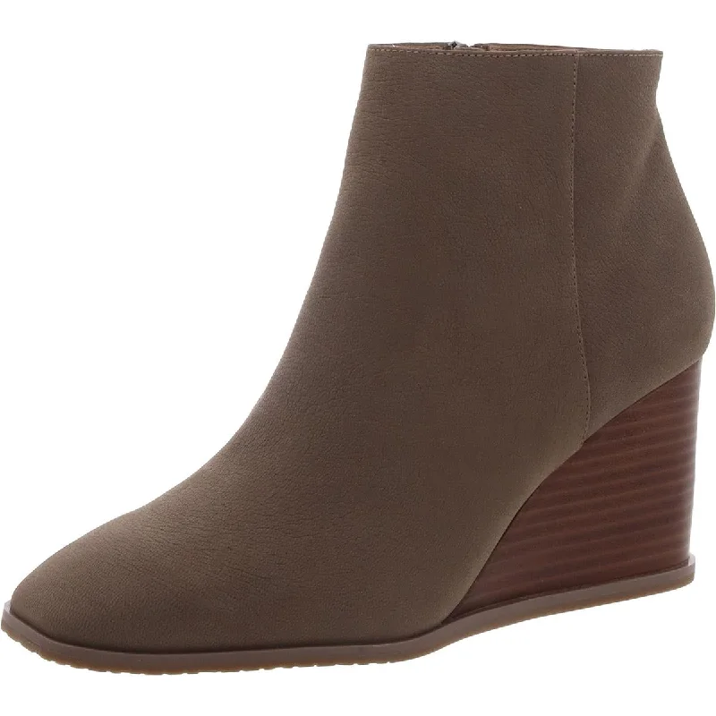 Boots with lightweight sole designs -NYDJ Womens Joansgo Wedge Leather Mid-Calf Boots