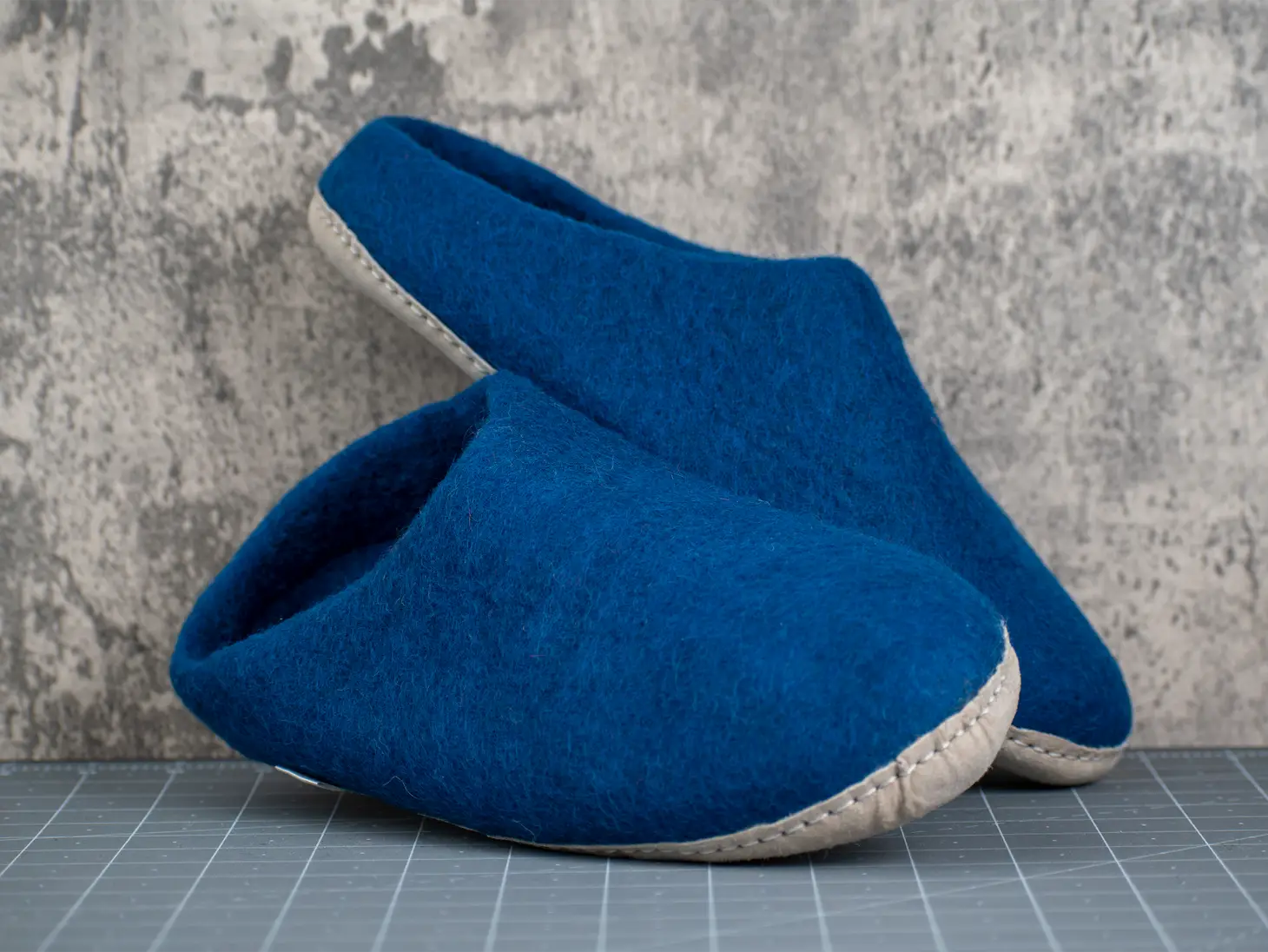 Slippers with standout details -Wool Felt Slippers